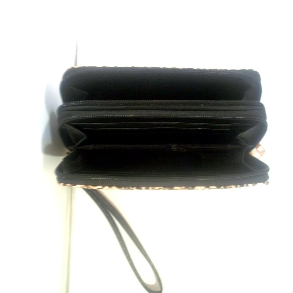 Leopard Print Wallet, Animal Print Wallet, Beautiful Woman's Wallet Small Clutch - Picture 5 of 7